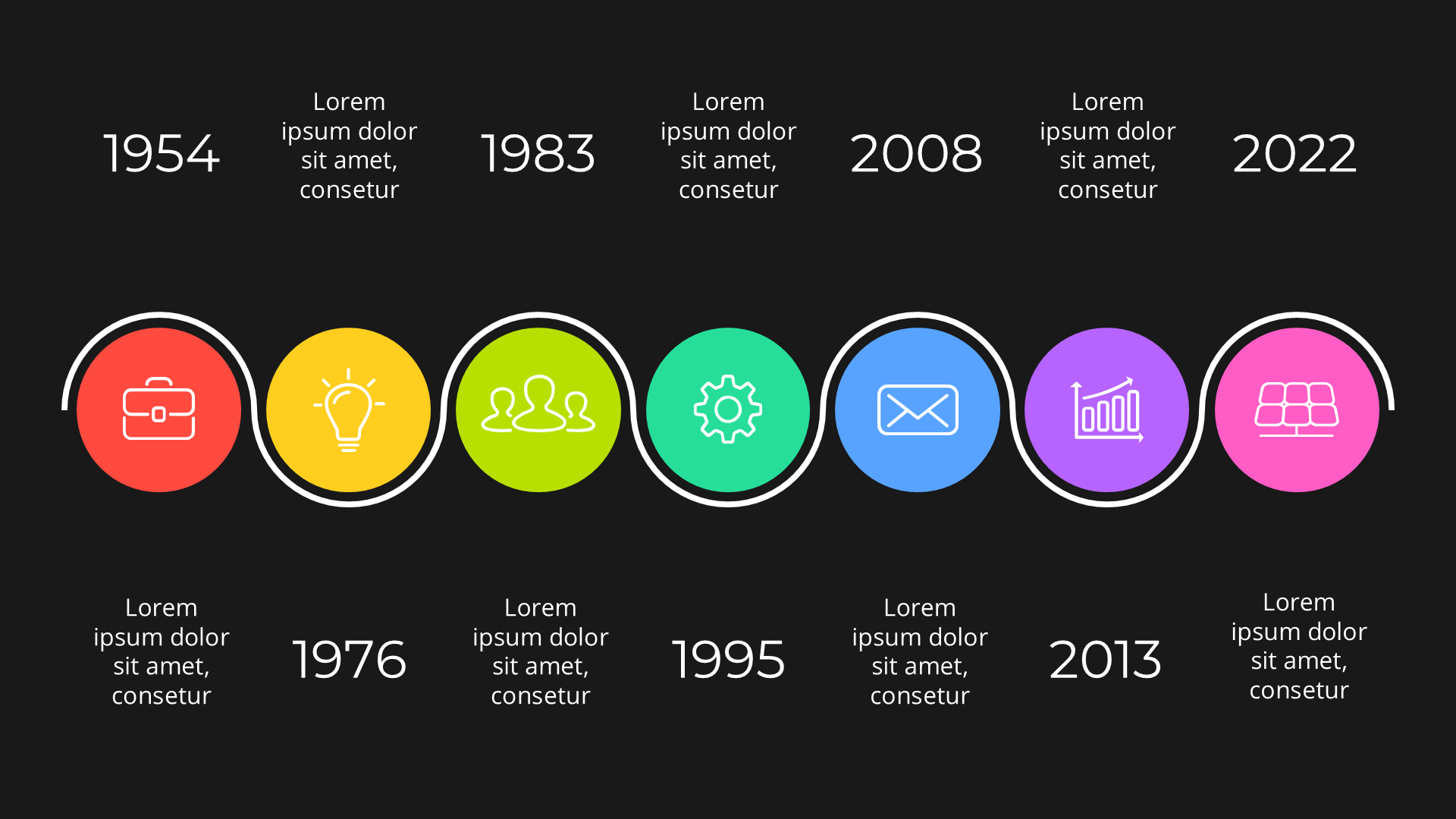 Timeline V2 Dark slide 8